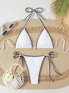 Biquíni Casual Com Alça No Pescoço