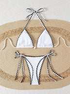 Biquíni Casual Com Alça No Pescoço