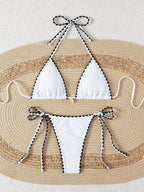 Biquíni Casual Com Alça No Pescoço