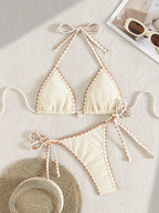 Biquíni Casual Com Alça No Pescoço