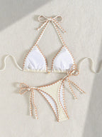 Biquíni Casual Com Alça No Pescoço