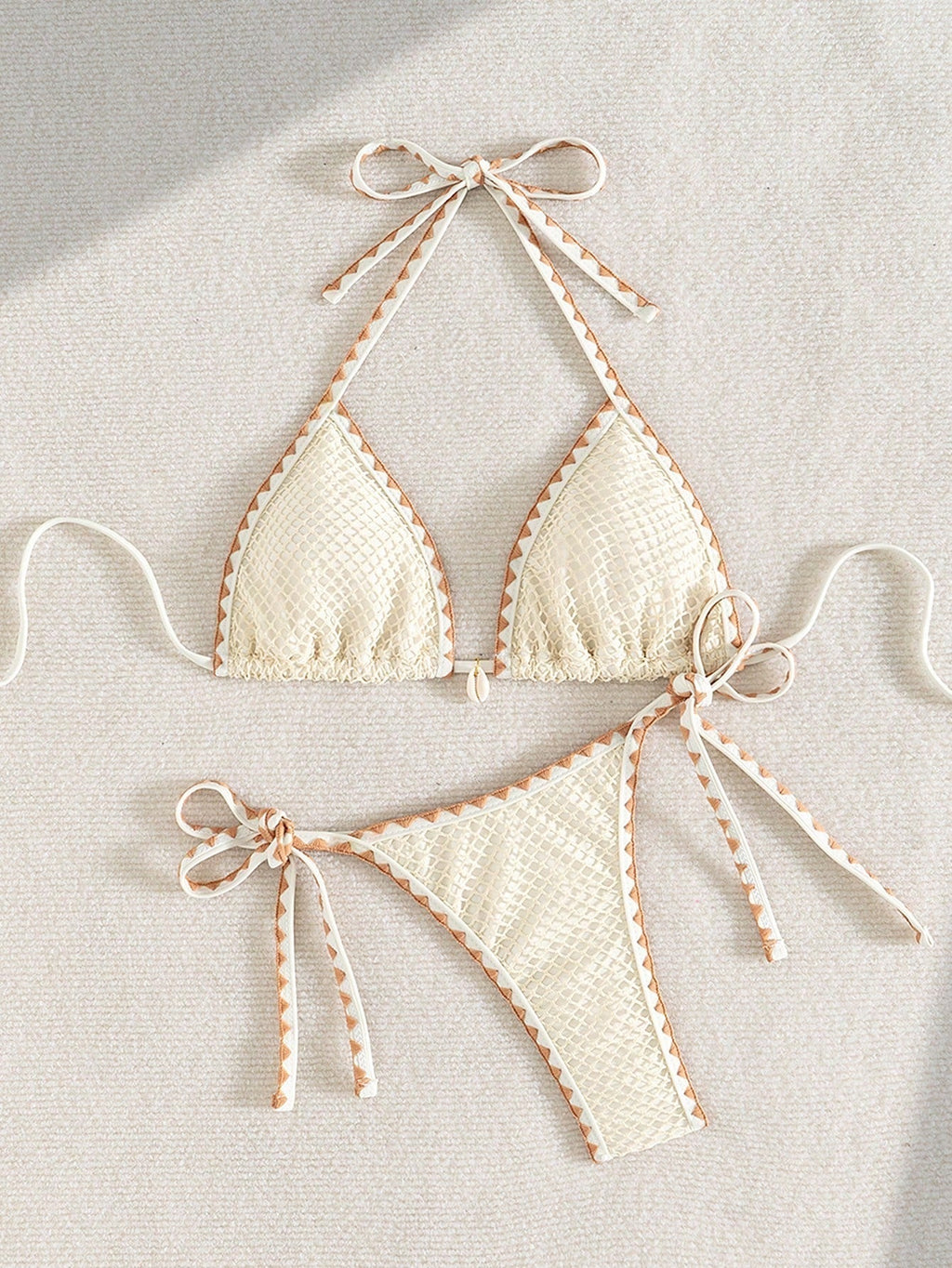 Biquíni Casual Com Alça No Pescoço