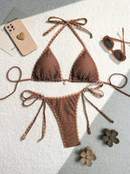 Biquíni Casual Com Alça No Pescoço