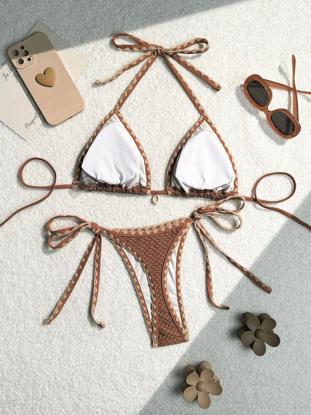 Biquíni Casual Com Alça No Pescoço