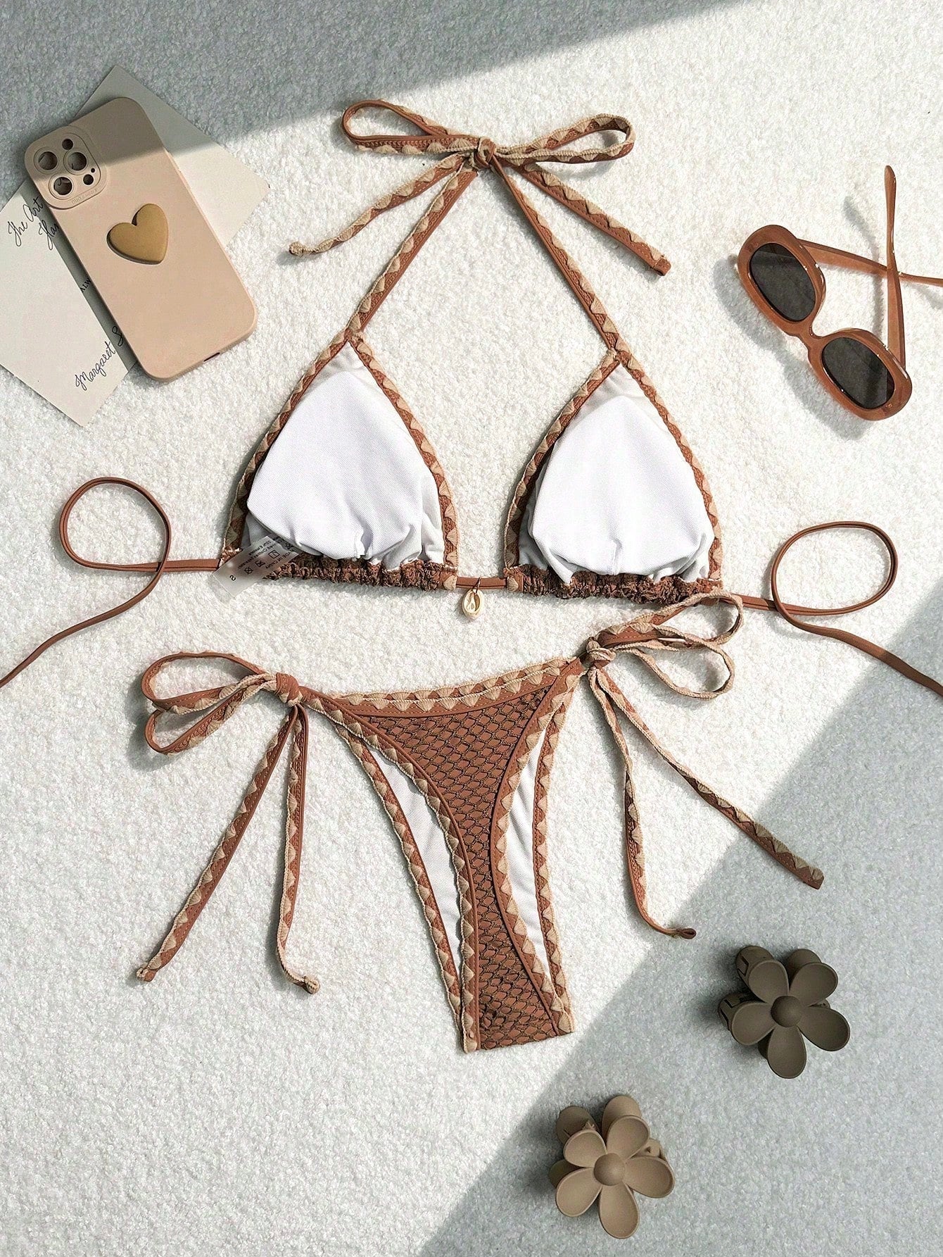 Biquíni Casual Com Alça No Pescoço