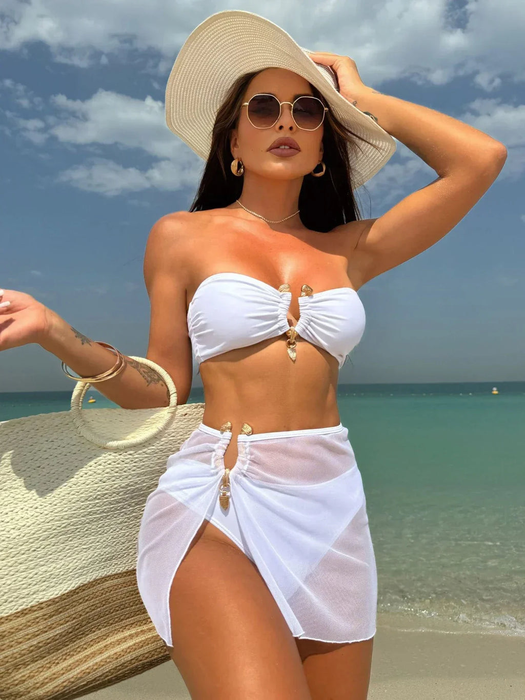 Biquíni Bandea Conjunto 3 Peças