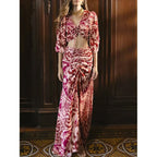 Conjunto Maiô Saída De Praia Julienne Braga